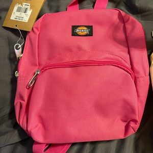 Brand new cute hot pink dickies mini backpack